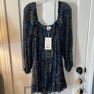 STUNNING SEXY SWEET Sezane boho feminine babydoll Dress NWT 34 💋